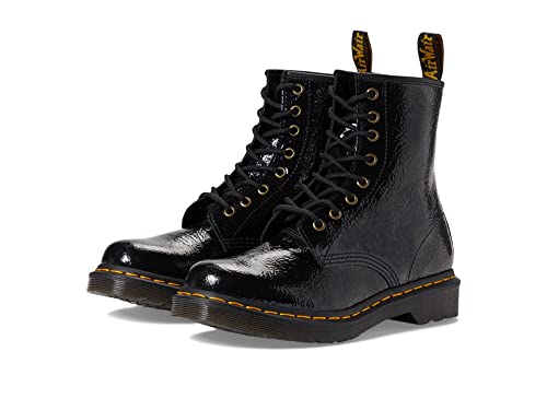 Dr. Martens Damen 1460 Amphibians, Black Distressed Patent, 36 EU von Dr. Martens