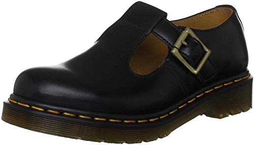 Dr. Martens Damen Dr. Martens half shoes, Black Smooth, 40 EU von Dr. Martens