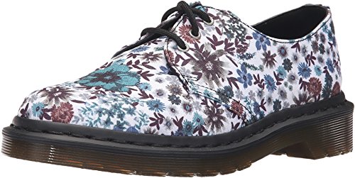 Dr. Martens Damen Lester T Canvas Off Derby, Weiß (White) von Dr. Martens