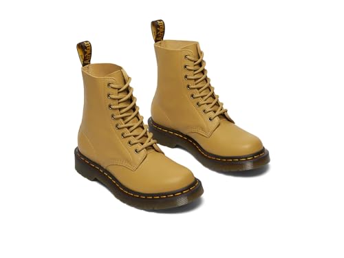 Dr. Martens Damen Schnürrstiefeletten Pascal Gelb Glattleder 37 von Dr. Martens