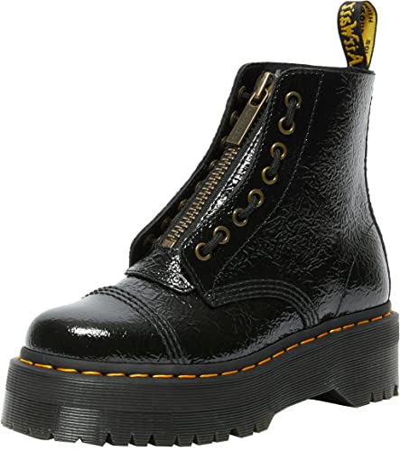 Dr. Martens Damen Sinclair Amphibians, Black Distressed Patent, 40 EU von Dr. Martens