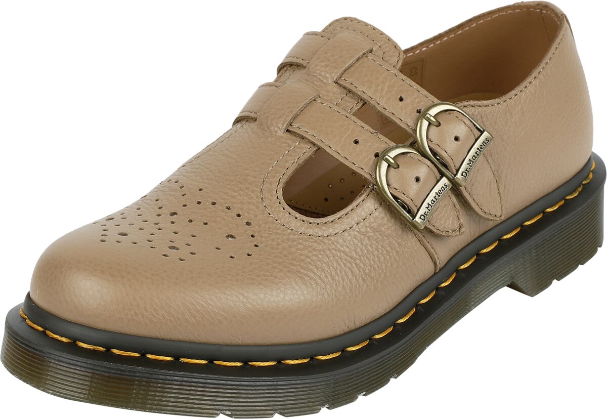 Dr. Martens Halbschuh - 8065 Mary Jane - Savannah Tan Virginia - EU36 bis EU41 - für Damen - Größe EU37 - sand von Dr. Martens