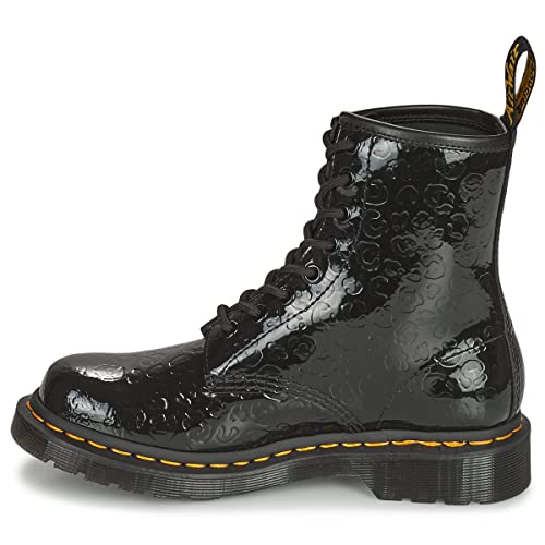 DR MARTENS Herren 1460 Boot Bootsschuh, Black Patent Leopard Emboss, 39 EU von Dr. Martens