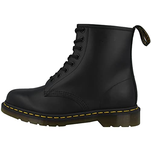 Dr. Martens Herren 8 øje båd Springerstiefel, Black Smooth, 41 EU von Dr. Martens