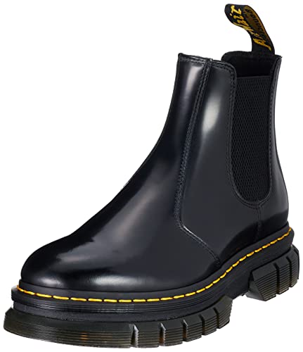 Dr. Martens Herren Rikard Amphibians, Black Polished Smooth, 42 EU von Dr. Martens