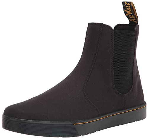 Dr. Martens Men's Chelsea Boot, Black Canvas, 8 von Dr. Martens