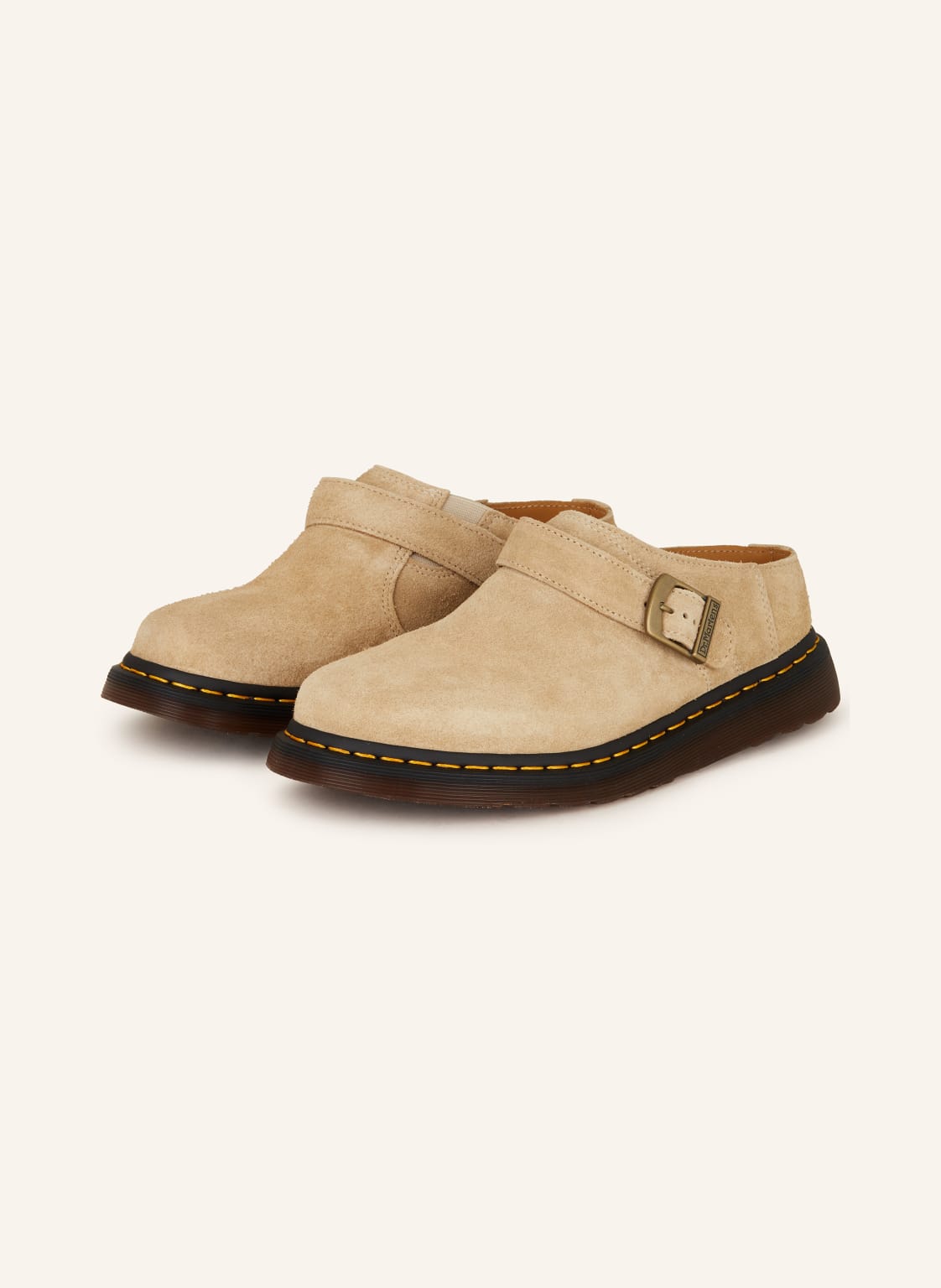 Dr. Martens Pantoletten Isham beige von Dr. Martens