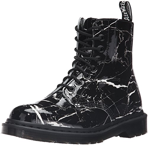 Dr. Martens Pascal Mrbl Black Patent Marble 21442071, Boots - 40 EU von Dr. Martens