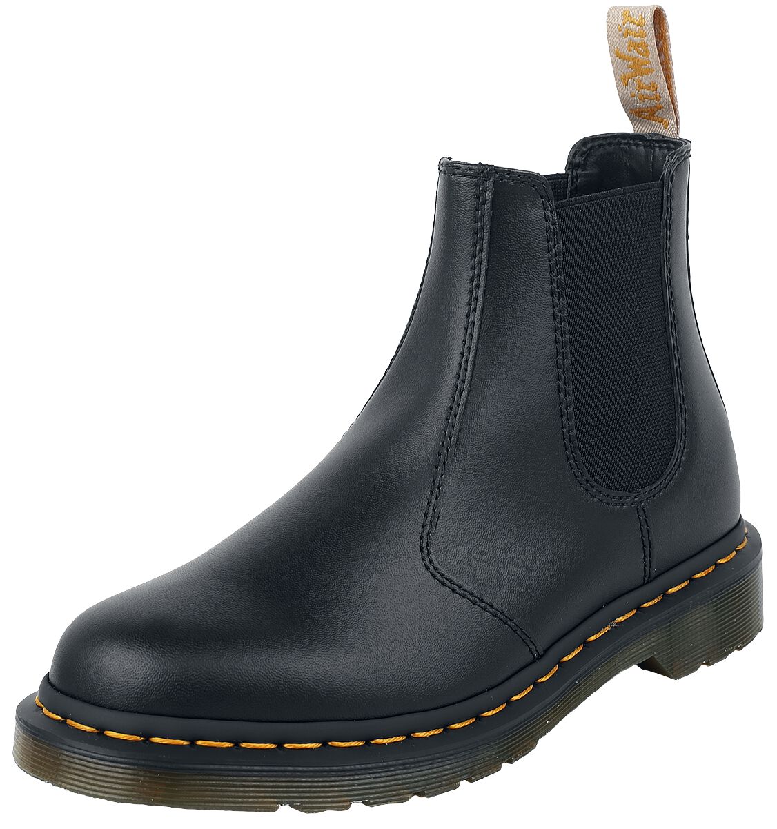Dr. Martens - Rockabilly Boot - Vegan 2976 Black Felix Rub Off - EU37 bis EU46 - Größe EU39 - schwarz von Dr. Martens