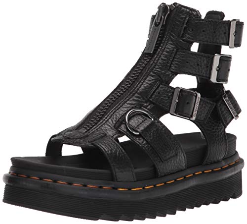 Dr. Martens Mädchen sandalen Sandale, Schwarz Tante Sally, 40 EU von Dr. Martens