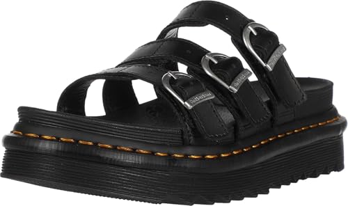 Dr. Martens Mädchen Slide Sandals, Schwarz Hydro Leder, 39 EU Dr. Martens Mädchen Slide Sandals, Schwarz Hydro Leder, 39 EU von Dr. Martens