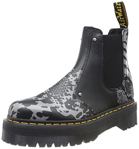 Dr. Martens Unisex 2976 Amphibians, Animal Clash Black Backhand & Animal Clash Hi Suede Wp, 39 EU von Dr. Martens