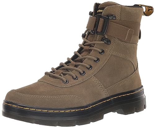 Dr. Martens Unisex Combs TECH Fashion Boot, DMS Olive E.H Suede, 41 EU von Dr. Martens