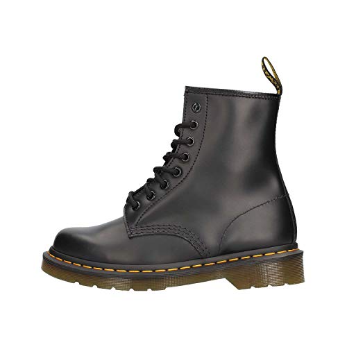 Dr. Martens Unisex-Erwachsene 10072004 Combat Boots, Schwarz (1460 Smooth 59 Last Black), 45 EU von Dr. Martens