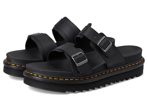 Dr. Martens Unisex Myles Black Brando Sandal, Black Athena, 38 EU von Dr. Martens