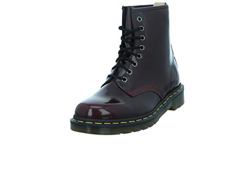 Dr. Martens Vegan 1460, klassische Damenstiefel, Rot (Cherry Red 600), 45 EU von Dr. Martens