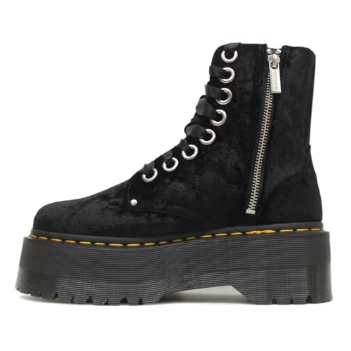 Dr. Martens Damen Vegan Jadon Max Oxford Leather Black Stiefel 40 EU von Dr. Martens