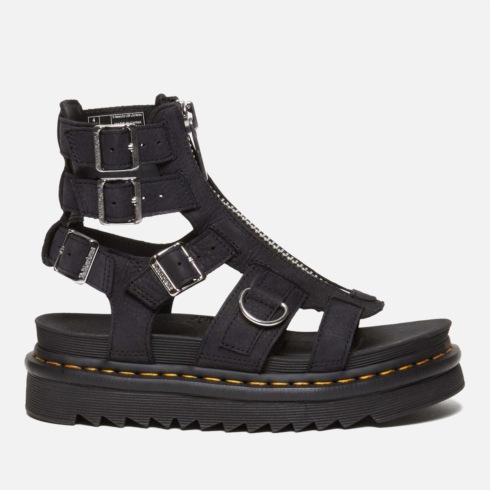 Dr. Martens Women's Olson Leather Gladiator Sandals - UK 4 von Dr. Martens