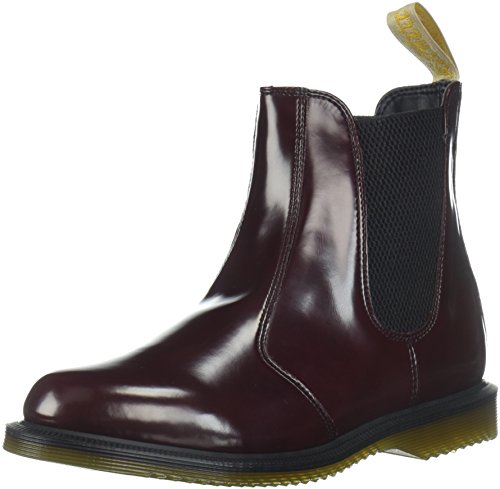 Dr. Martens Women's Vegan Flora Cherry Ankle Boot, Cherry Red, 4 Medium UK (6 US) von Dr. Martens