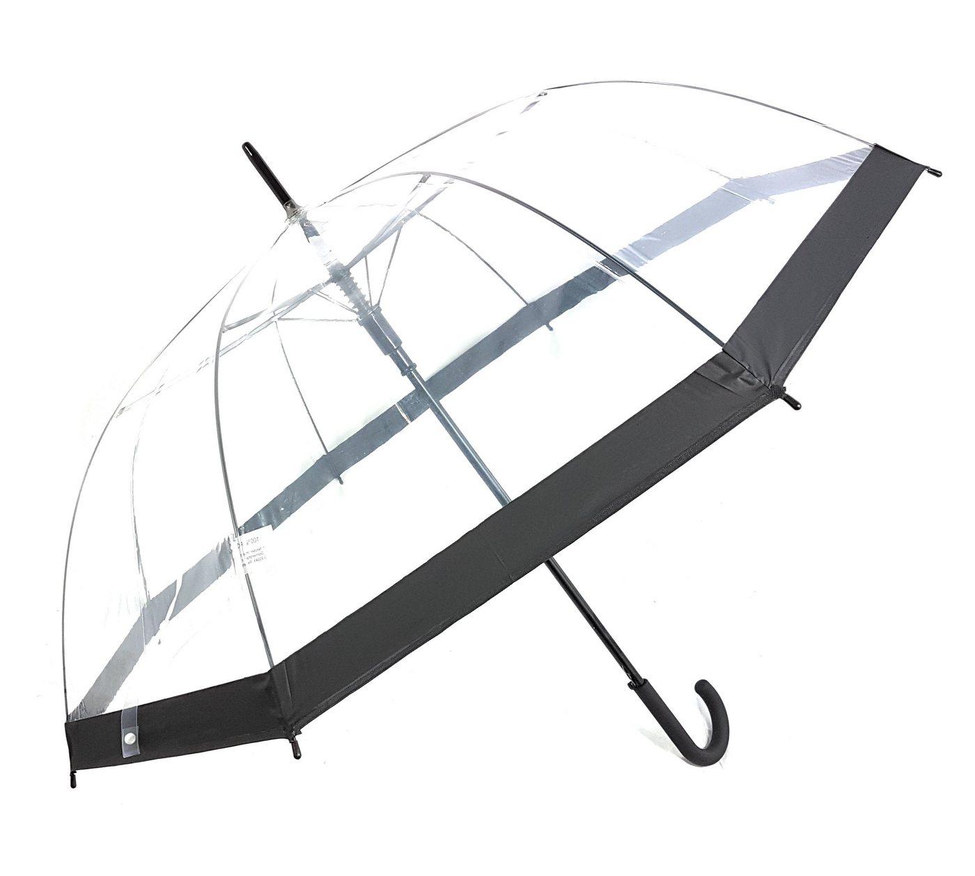 Dr. Neuser Langregenschirm XL Regenschirm transparent durchsichtig Ø111cm, mit Öffnungsautomatik von Dr. Neuser