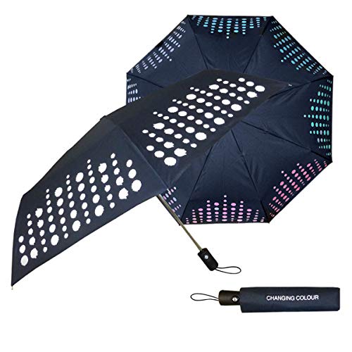 Dr. Neuser Supermini Colour Changing Automatik Regenschirm Umbrella Schirm 218 CC Farbwechsel bei Nässe von Dr. Neuser