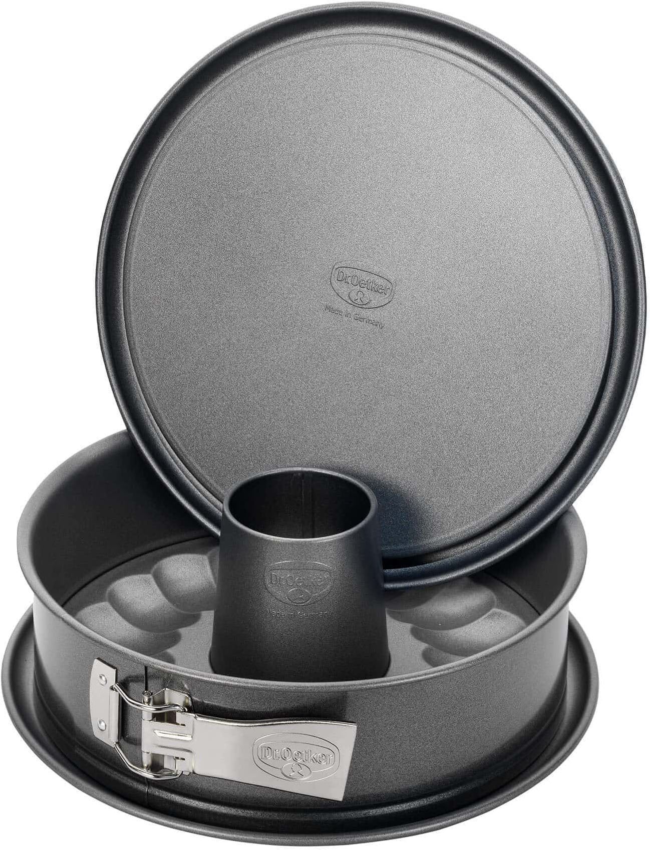 Dr. Oetker Küchenhelfer Springform "Back-Harmonie, mit Flach- und Rohrboden, perfekt für Kuchen und Torten" von Dr. Oetker Küchenhelfer