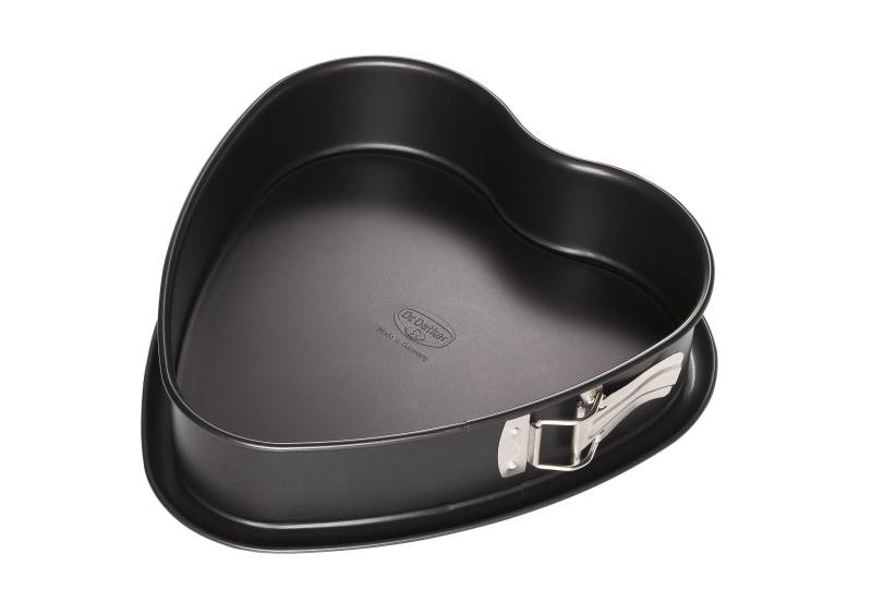 Dr. Oetker Springform "Herz", (Set, 2 St., 2tlg. Set aus Herz-Springform und Multifunktionsteigschaber), Teflon-Antihaft-Beschichtung von dr. oetker