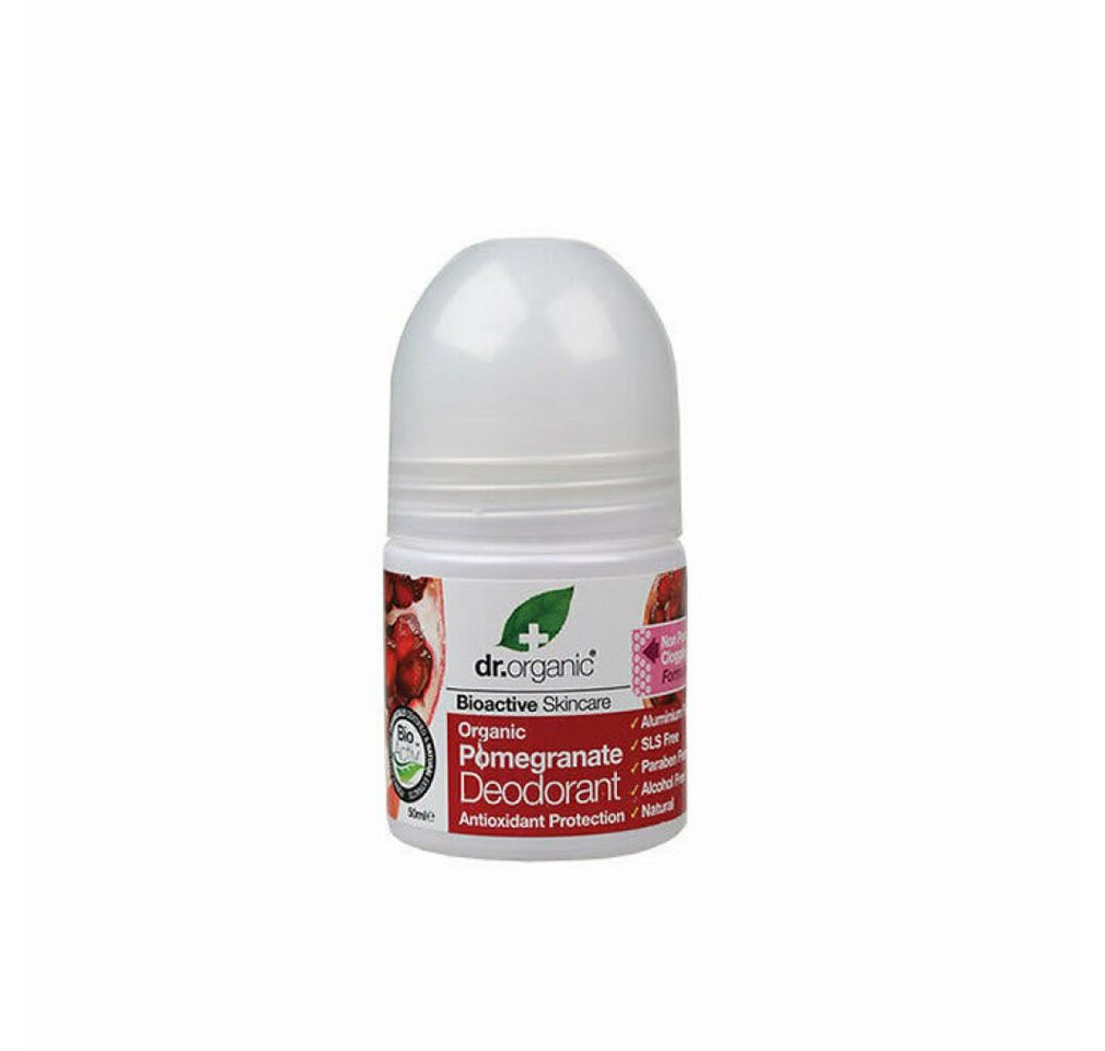 Dr. Organic Deo-Roller Dr Organic Pomegranate Deodorant Roll On 50ml von Dr. Organic