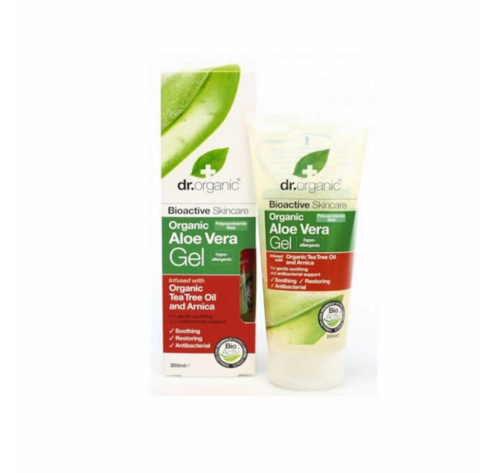 Dr. Organic Duschgel Dr Organic Aloe Vera Gel With Tea Tree 200ml von Dr. Organic