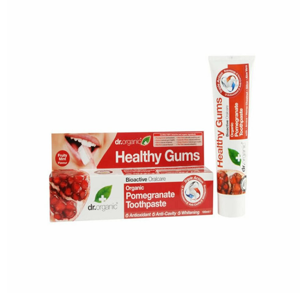 Dr. Organic Zahnpasta Dr Organic Pomegranate Toothpaste 100ml von Dr. Organic