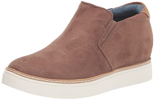 Dr. Scholl's Shoes Damen If Only Slip on Hidden Wedge Platform Sneaker, Cocoa Puff Mikrofaser, 42.5 EU von Dr. Scholl's Shoes