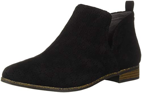 Dr. Scholl's Shoes Damen Rate Stiefelette, Schwarze Mikrofaser, 40.5 EU von Dr. Scholl's Shoes