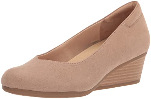 Dr. Scholl's Shoes Damen Be Ready Pumpen Pumps, Taupe Mikrofaser, 37 EU von Dr. Scholl's Shoes