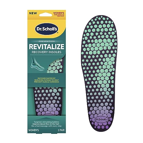 Dr. Scholl's ® Revitalize Recovery Einlegesohlen, 1 Paar, Damen 39-44, verbessern die Erholung schneller, indem sie Müdigkeit in jedem Schuh reduzieren, passend für Einsätze von Dr. Scholl's