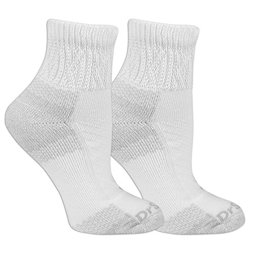 Dr. Scholl's Damen Advanced Relief 2 Paar Knöchelsocken Lässige Socke, Weiß, Einheitsgröße (2er Pack) von Dr. Scholl's