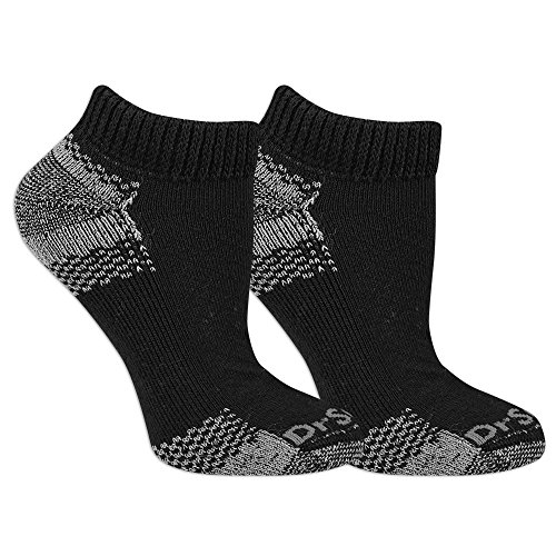 Dr. Scholl's Damen Advanced Relief 2-Pair Low Cut Legere Socken, schwarz, Einheitsgröße (2er Pack) von Dr. Scholl's