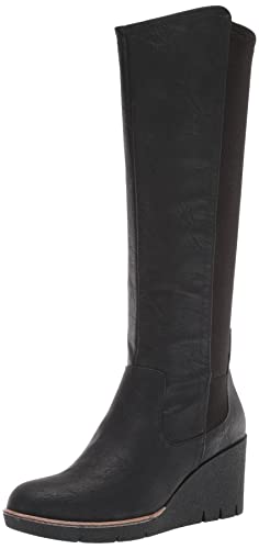 Dr. Scholl's Women's Lindy Knee High Boot, Black, 9 UK von Dr. Scholl's