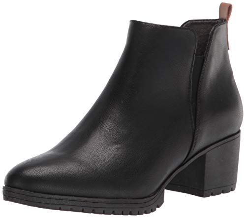 Dr. Scholl's Damen London Stiefelette, Schwarz glatt, 39 EU von Dr. Scholl's