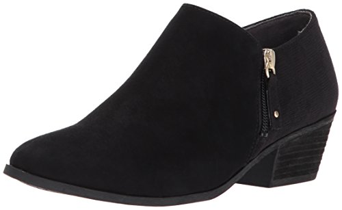 Dr. Scholl's Shoes Damen Slip Stiefelette, Schwarzes Mikrofaser-Wildleder, 37 EU von Dr. Scholl's