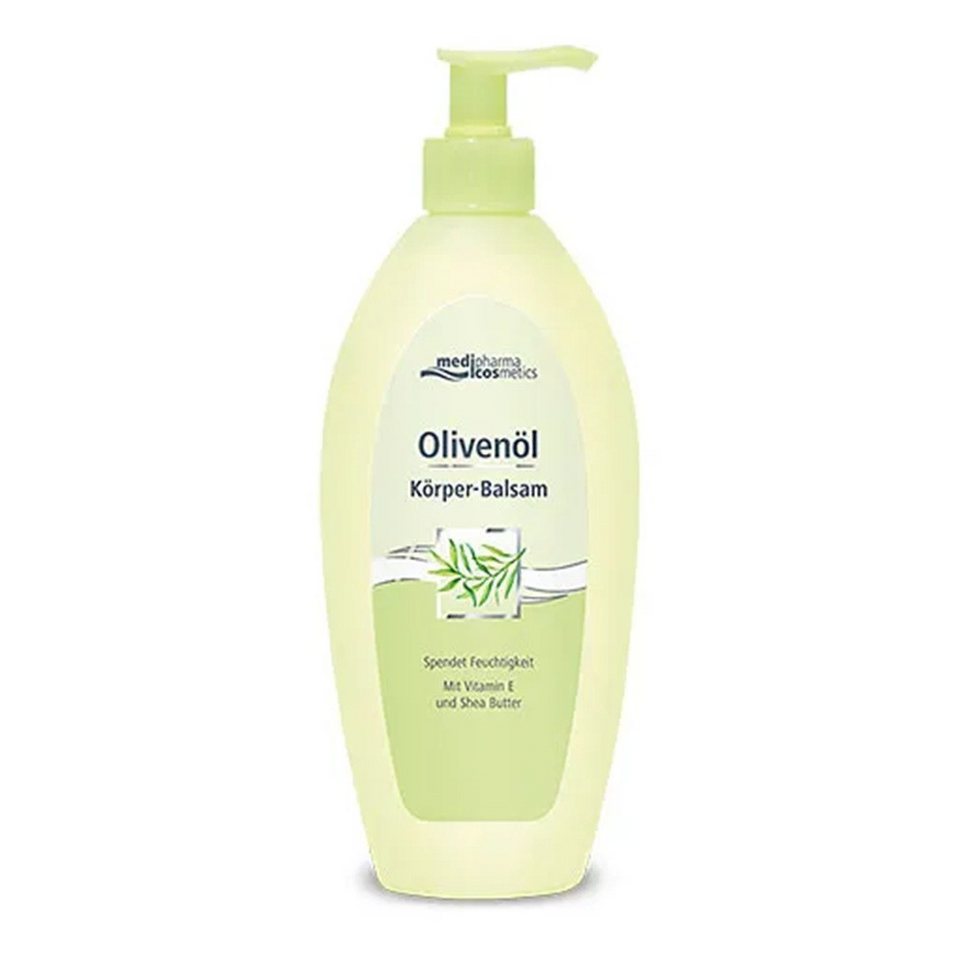 Dr. Theiss Naturwaren Körperbalsam – Olivenöl Körperbalsam im Spender, Intensive Körperpflege mit Olivenöl, Sheabutter & Vitamin E von Dr. Theiss Naturwaren