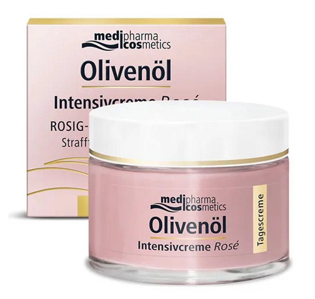 Dr. Theiss Naturwaren Tagescreme – Olivenöl Intensivcreme Rosé Tagescreme, Reichhaltige Tagespflege für einen rosig-strahlender Teint von Dr. Theiss Naturwaren