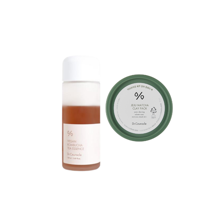 Dr.Ceuracle - Vegan Kombucha Tea Essence - 150ml + Matcha Clay Pack - 115g Set Dr.Ceuracle - Vegan Kombucha Tea Essence - 150ml + Matcha Clay Pack - 115g Set von Dr.Ceuracle