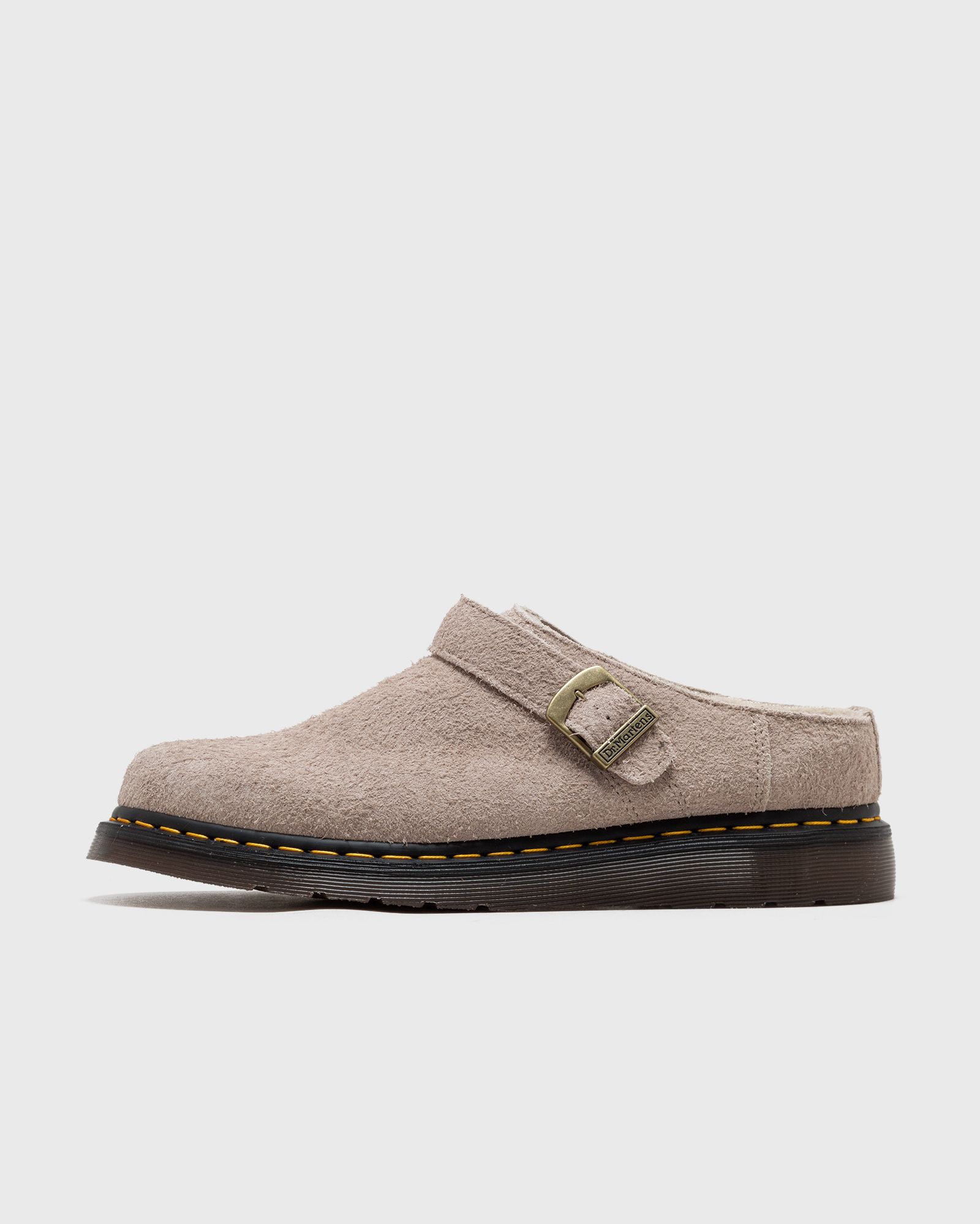 Dr.Martens Isham Vintage Taupe Long Napped Suede men Sandals & Slides beige in Größe:44 von Dr.Martens