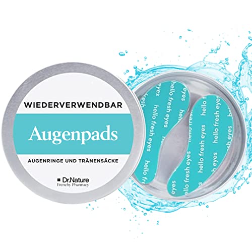 Silikon Augenpads Wiederverwendbar gegen Augenringe für Frauen und Männer - Augenpflege gegen Augenringe und Tränensäcke - Augenringe Entfernen - Eye Pads für einen strahlenden Blick von Dr.Nature Frenchy Pharmacy