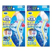 Dr.Scholl Japan - Medi Qtto Super Cool Full Legs Compression Socks 1 pair - Ice Blue - L von Dr.Scholl Japan