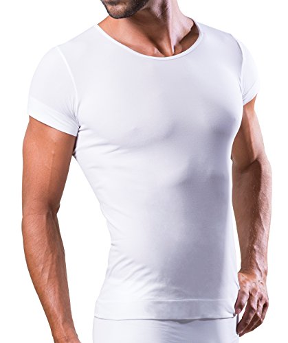 Dr.Walt - Herren Unterhemd Kurzarm mit Sport technischen Garnen für die täglichen Gebrauch, thermische, Ultraleicht und bakteriostatisch, ohne Nähte. von Dr.Walt
