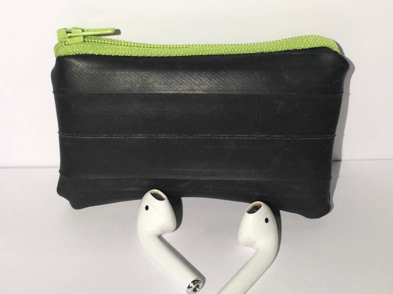 Fahrradtasche Fahrradschlauch Fahrradnachhaltig Umweltfreundliche Geldbörse Münze - Handgemachtes Vegan Geschenk Für Ihn-Upcycled Idee von DrRec