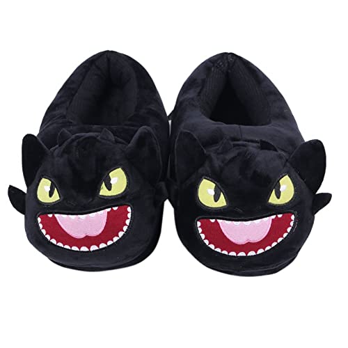 Dracarys Thermische Hausschuhe - gemütlicher weicher Plüsch Comic Dragon Slipper - für Erwachsene Teens Warm Home Slipper-EU36-41 von Dracarys