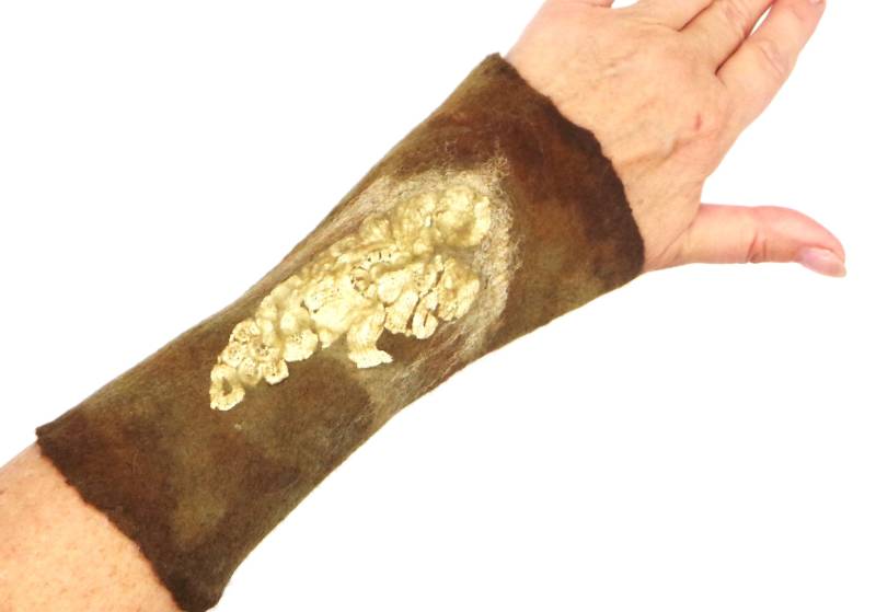 Damen Armstulpen Mit Spitze in Vielen Brauntönen, Größe S Handgefilzt, Pulswärmer, Manschetten, Geschenkideen Für Frauen Damen Armstulpen Mit Spitze in Vielen Brauntönen, Größe S Handgefilzt, Pulswärmer, Manschetten, Geschenkideen Für Frauen von Drachekreativverfilz