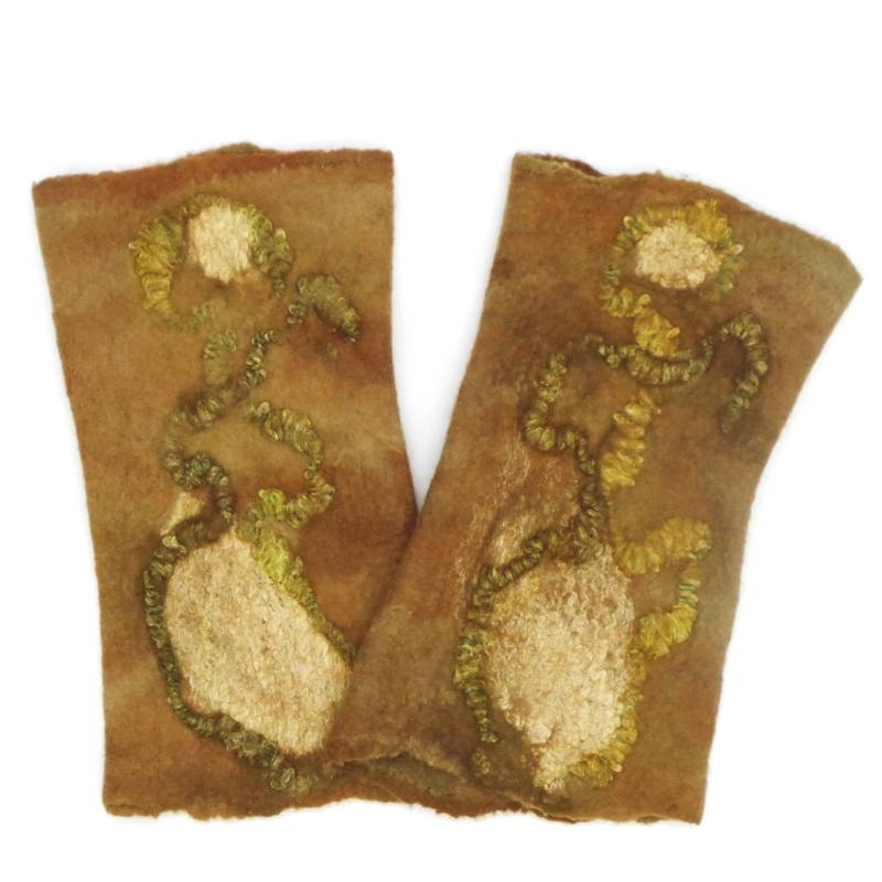 Damen Stulpen in Vielen Brauntönen, Größe S Handgefilzt, Edles Material, Pulswärmer, Manschetten, Geschenkideen Für Frauen Damen Stulpen in Vielen Brauntönen, Größe S Handgefilzt, Edles Material, Pulswärmer, Manschetten, Geschenkideen Für Frauen von Drachekreativverfilz